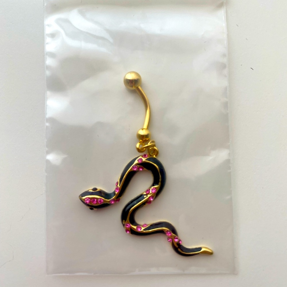 NWT! SNAKE BELLYBUTTON RING!